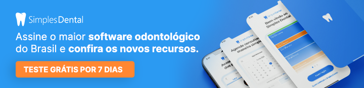 Imagem ilustrativa do software odontológico da Simples Dental, promovendo testes gratuitos por 7 dias, destacando recursos inovadores para clínicas odontológicas.